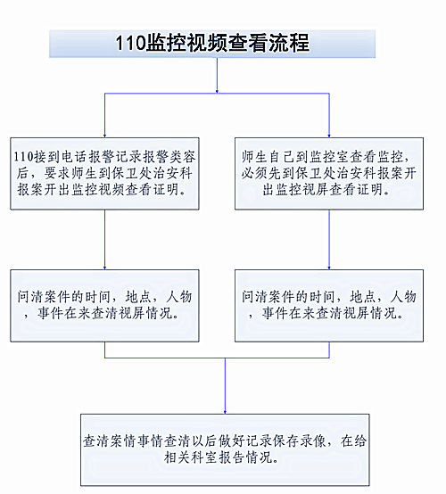 110监控视频查看流程